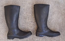 ***** Stiefel im Militär/Feuerwehr-Stil, Größe 43