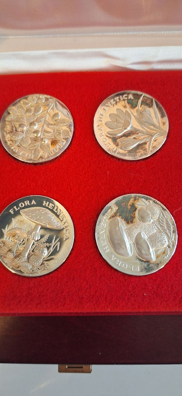 Medaillen: 12 x 20 g 999 Fauna flora Helvetia feinsilber  – Gebraucht aus oberaach von osterloh_antik 5