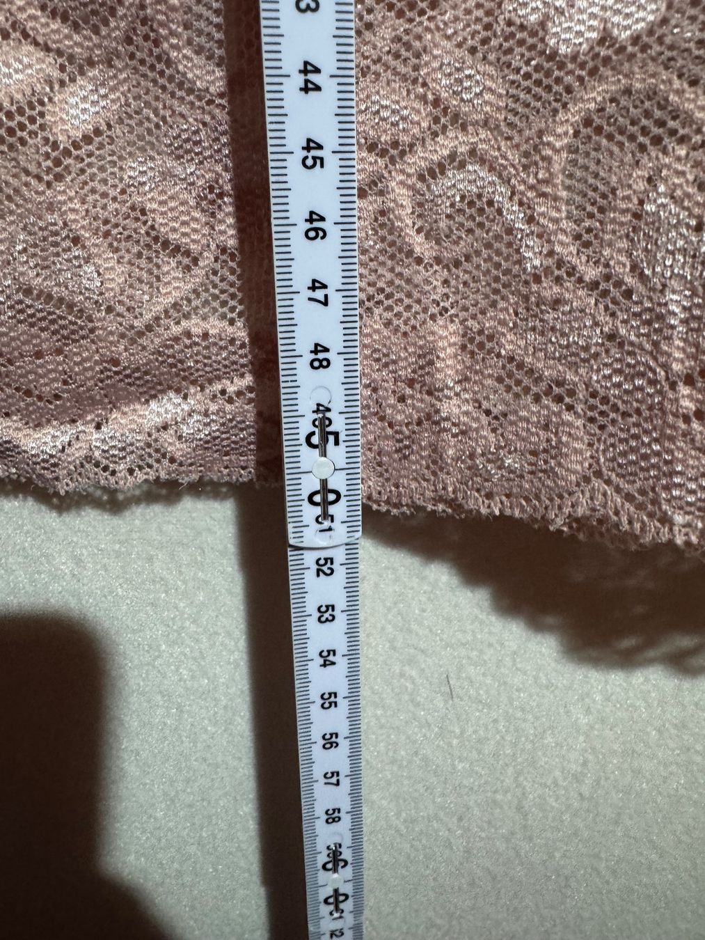 Top: Basic Top mit Spitzenrand von Chicoree Gr. L – Usato da Grosswangen venduto da SALE_SALE_SALE 7