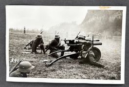 ANTIKE ANSICHTSKARTE SCHWEIZER ARMEE GESCHÜTZ