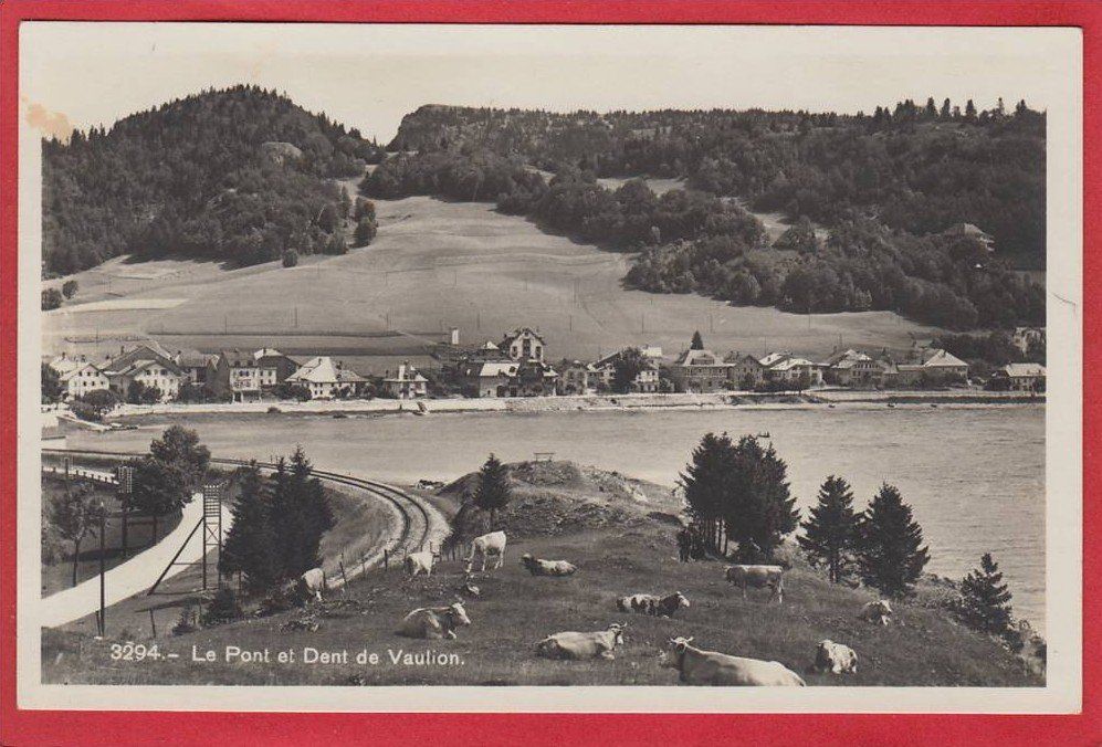 Cartoline postali: LE PONT ET DENT DE VAULION – Usato da Grüningen venduto da Kartenlaube