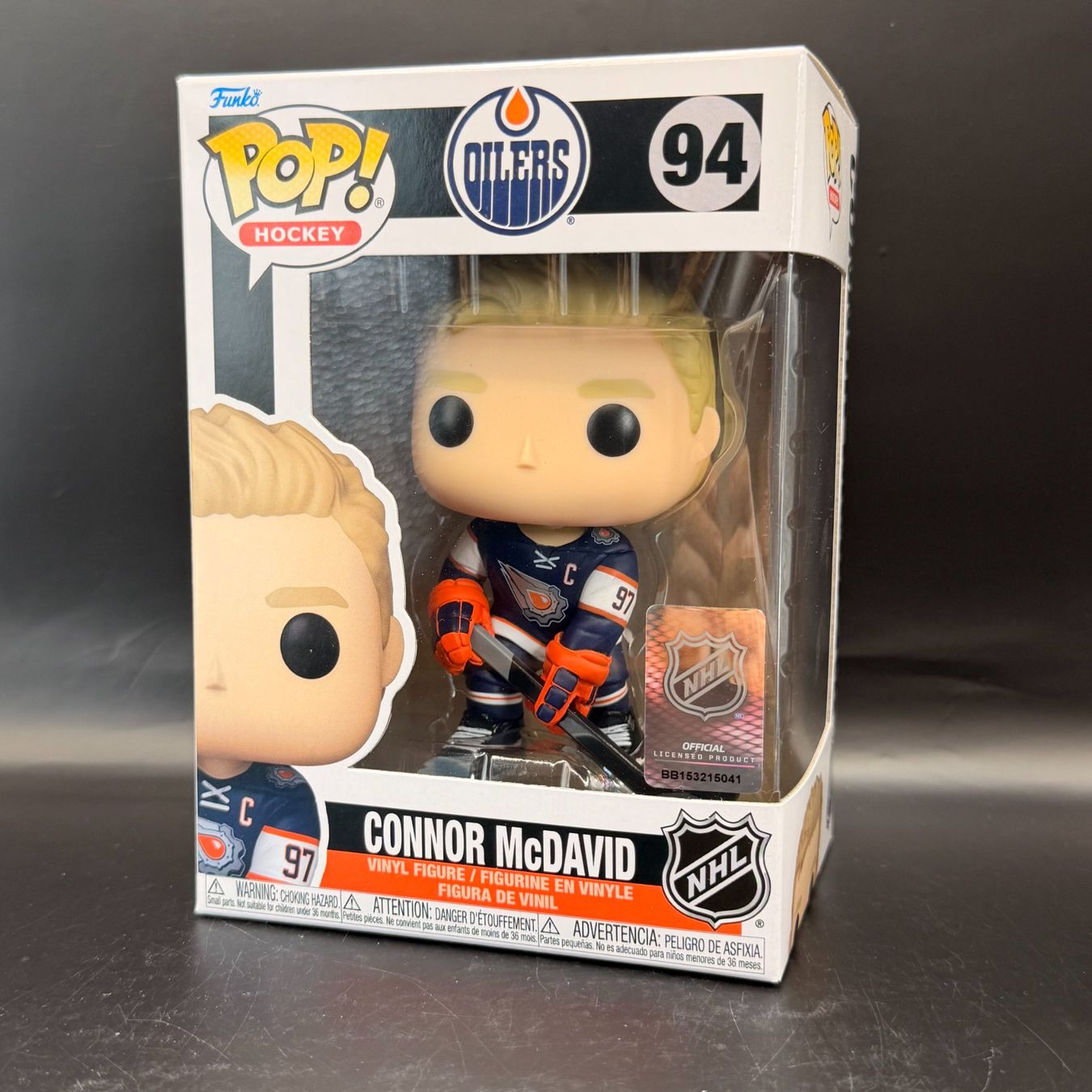 Funko Statuette: Funko Pop! NHL Connor McDavid 94 – Usato da Düdingen venduto da Nerdworld