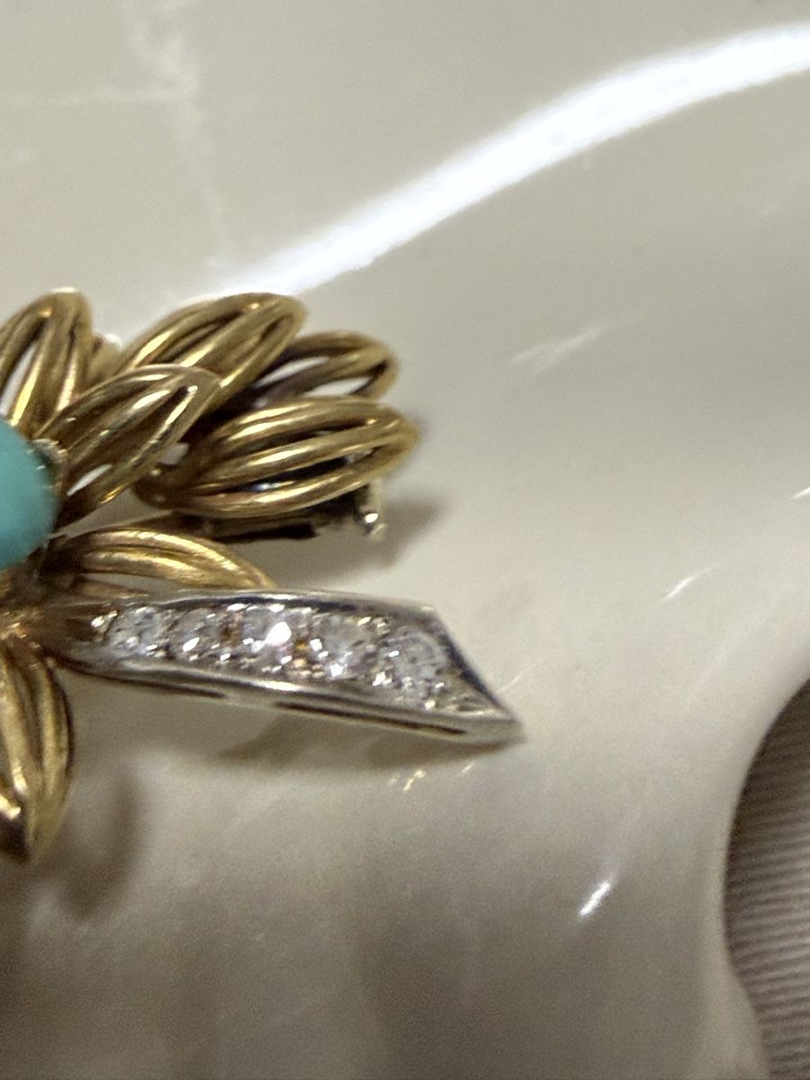 Broschen & Nadeln: Brosche Gold 14k – Gebraucht aus Oberhof von RealStone 2