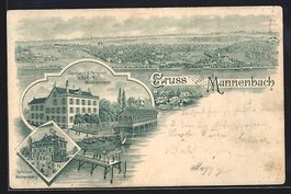 Litho Mannenbach, Gasthaus u. Pension zu