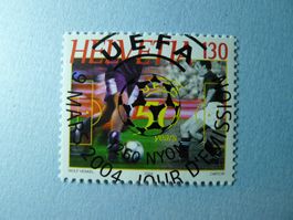 2004 Sondermarke UEFA 1111 ET Vollstempel