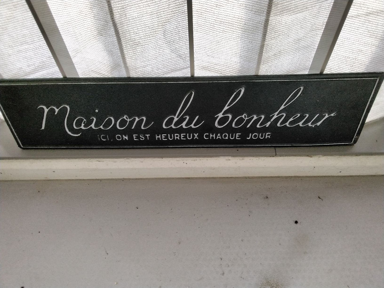 Alle Dekorationen: SCHILD MAISON DU BONHEUR – Gebraucht aus Biel/Bienne von dasi3