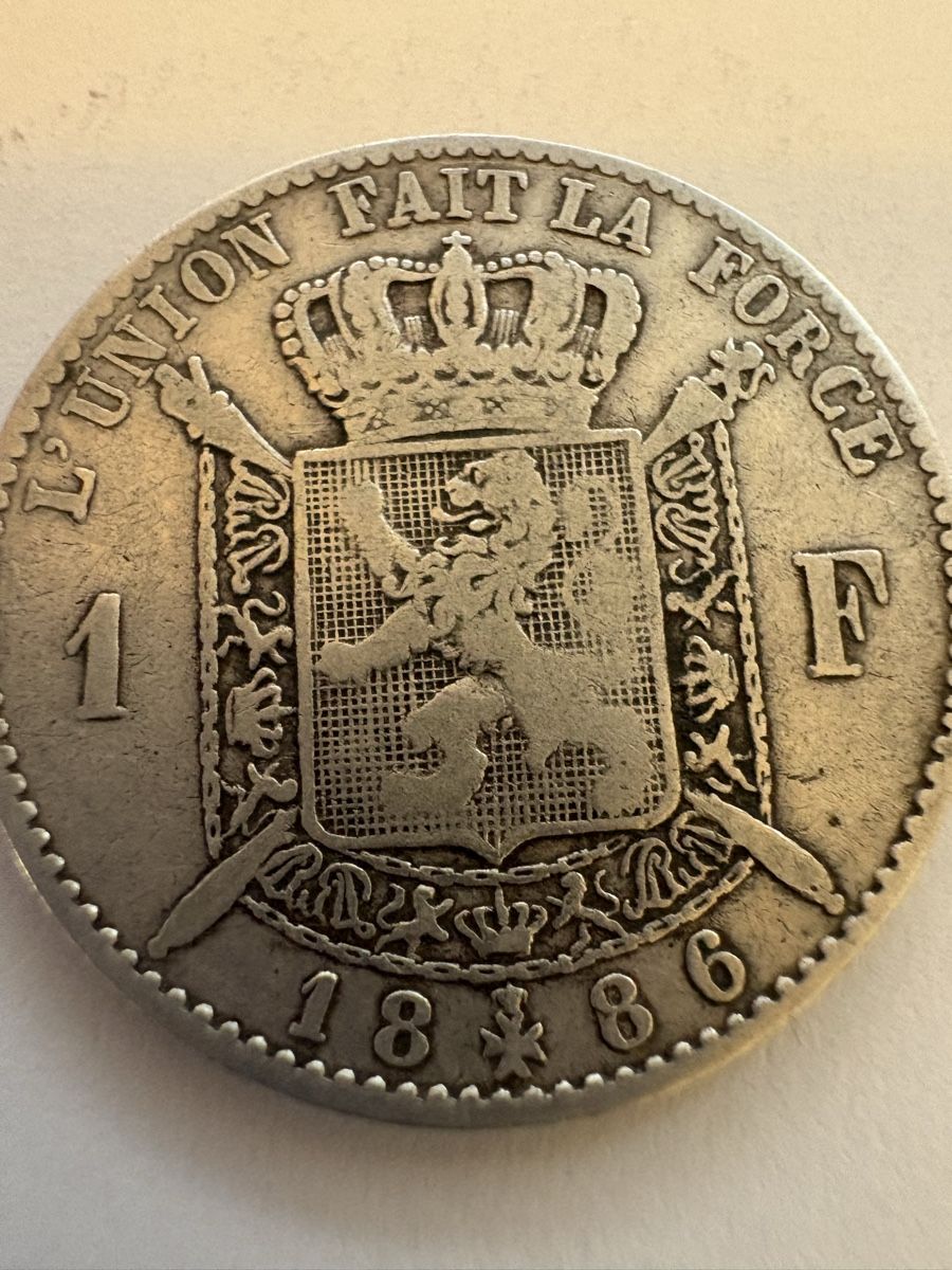 Alle Münzen: 1franc aus Belgien  – Gebraucht aus Murten von Tzaugg 3