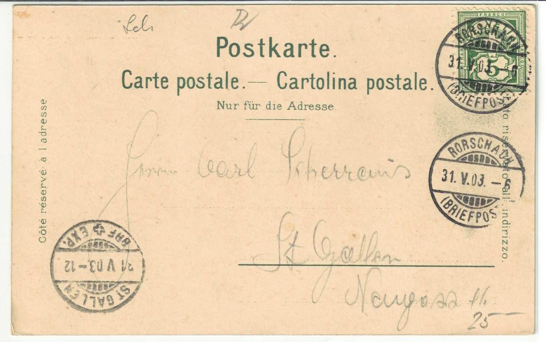 Cartoline postali: Rorschach - Hafen – Usato da Ettingen venduto da Kartenplanet 1