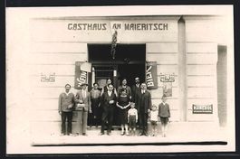 Foto-AK Gasthaus am Maieritsch, Emailles