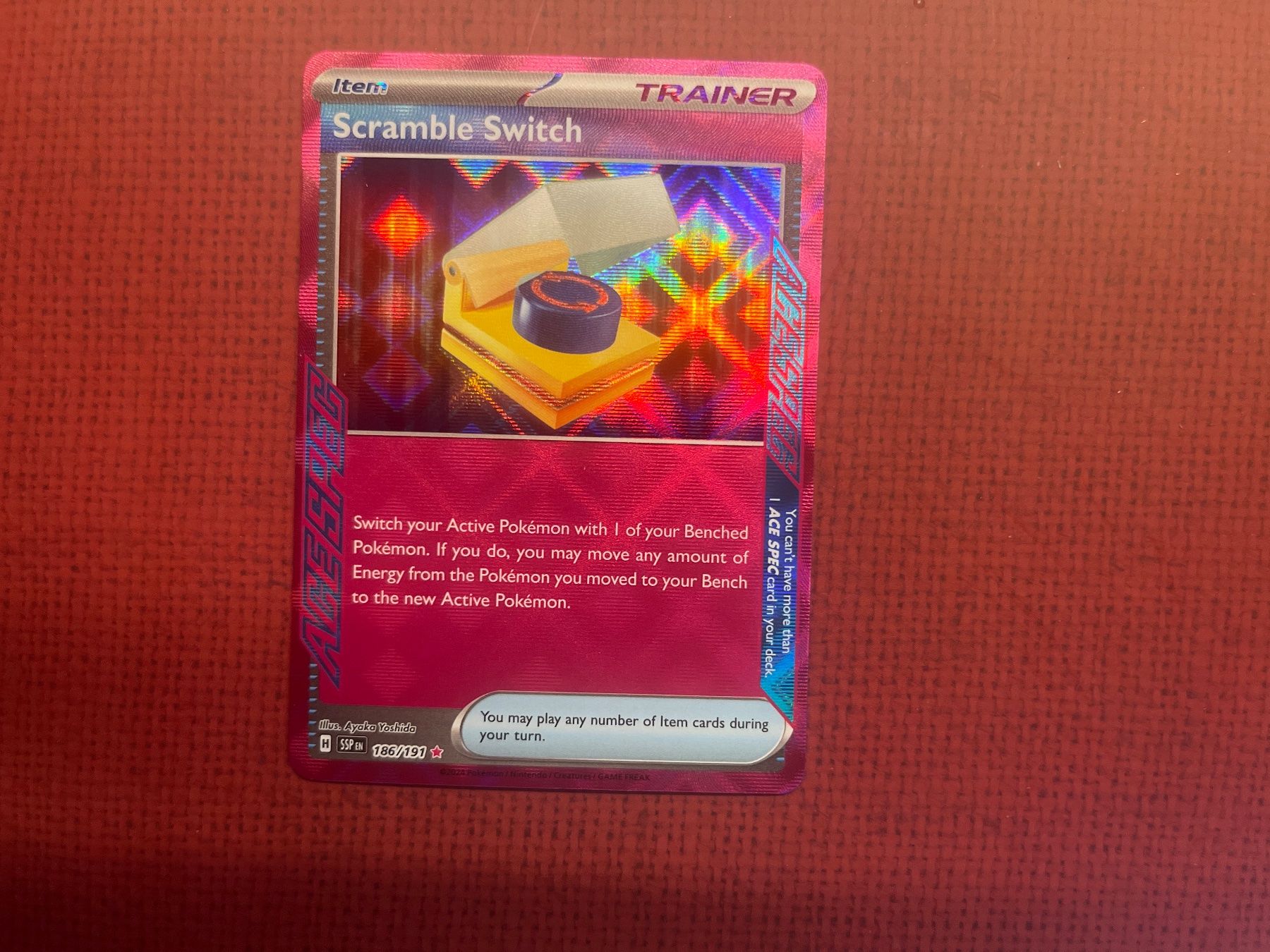 Pokémon Carte collezionabili: Pokemon Scramble Switch Ace Spec Surging Sparks Englisch – Nuovo (secondo la descrizione) da Wabern venduto da Collectfun