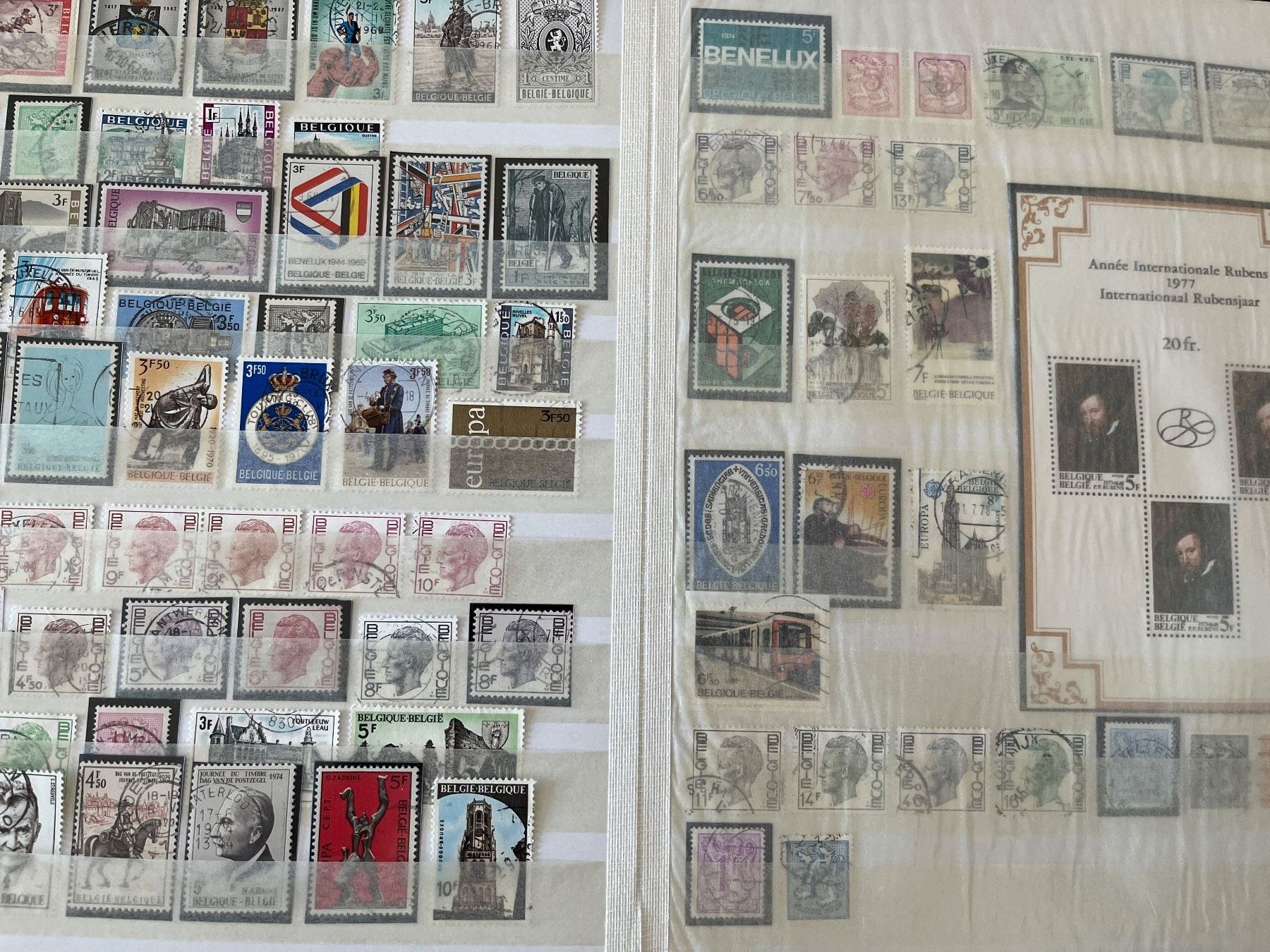 Tutti i francobolli: Briefmarken Sammlung Belgien – Usato da Stetten AG venduto da Brissago25 4
