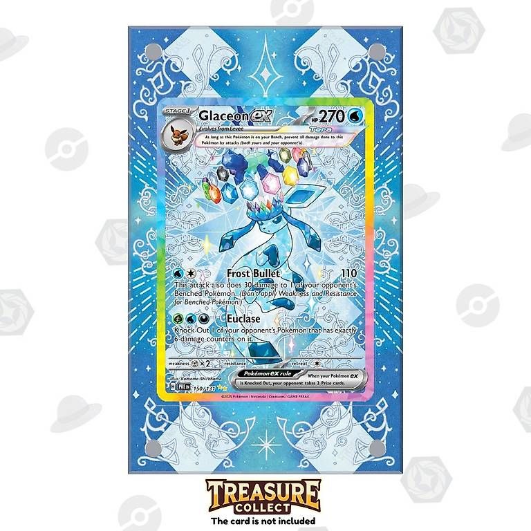 Pokémon Carte collezionabili: Glaceon ex 150/131 - Pokémon Extended Artwork Display Case – Nuovo e nell'imballaggio originale da Canobbio venduto da TreasureCollect
