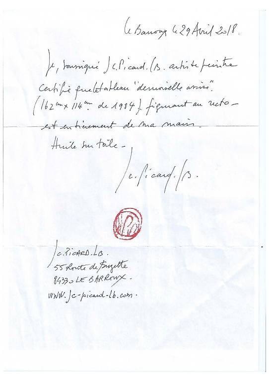 Dipinti: Tableau de Jean-Claude Picard – Usato da Zug venduto da Rembrandt2 3
