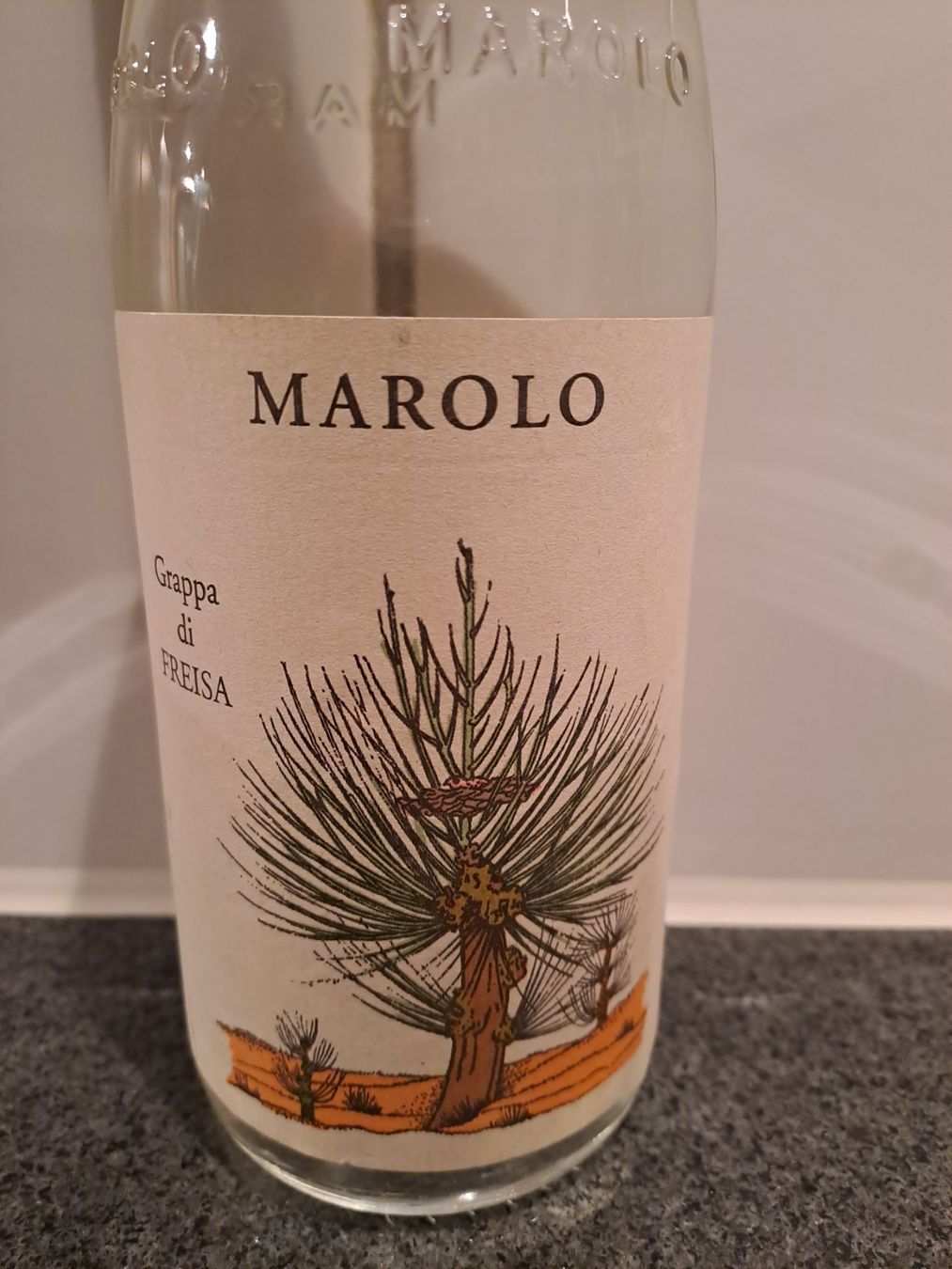 Bevande alcoliche: 1999 Marolo Grappa di Freisa Vendemmia 1999 – Nuovo e nell'imballaggio originale da Elsau venduto da Kellerraeumung 1