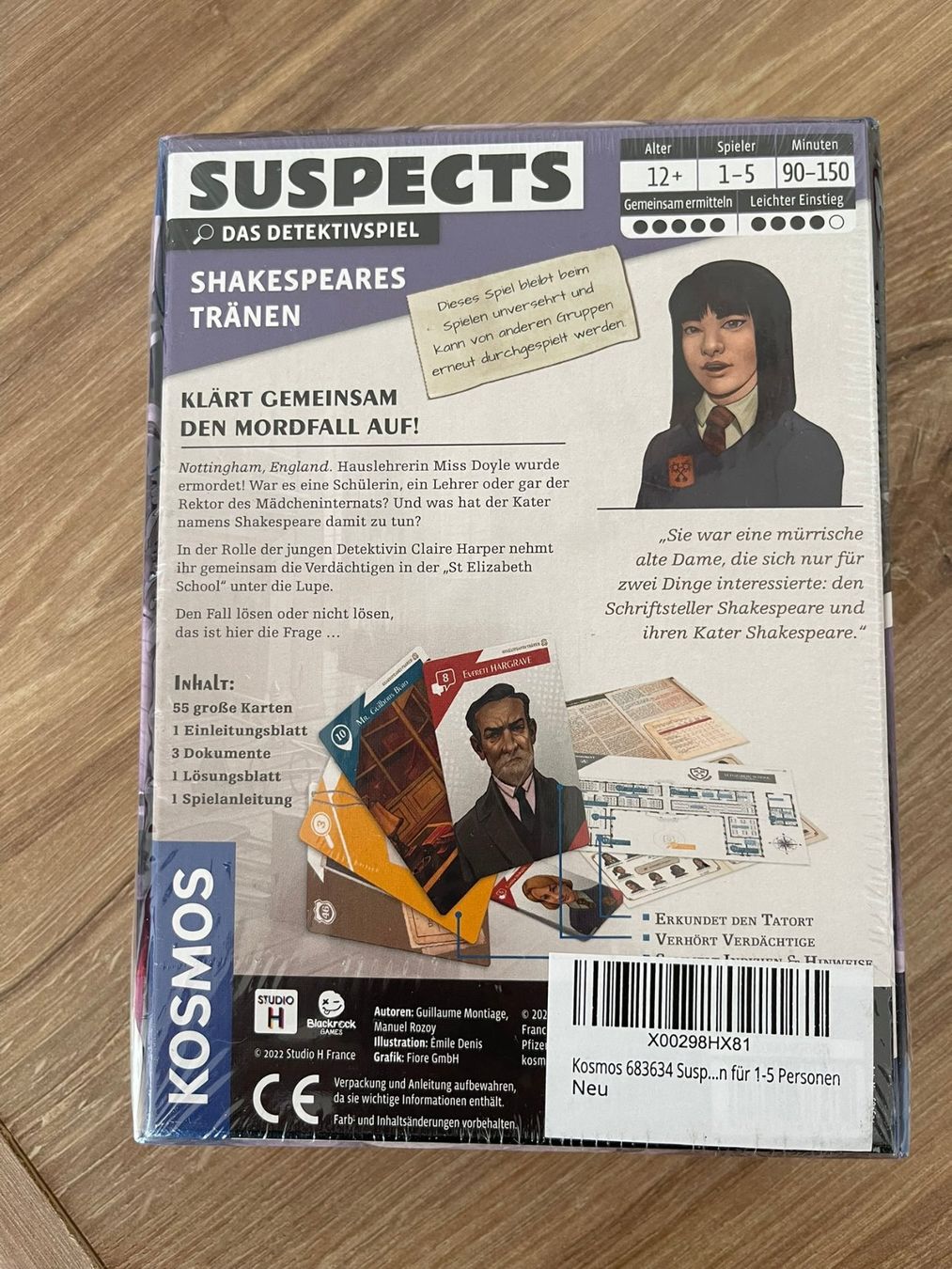 Kosmos Giochi: Suspects Shakespeares Tränen Kosmos neu – Nuovo e nell'imballaggio originale da St. Gallen venduto da reb_5hgg 1