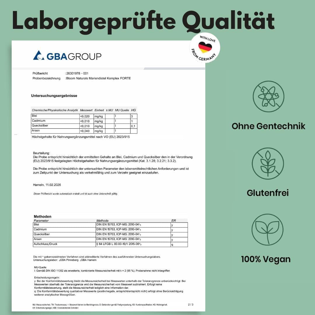 Cibi & Specialità: Mariendistel Komplex 365 Kapseln Artischocke – Nuovo e nell'imballaggio originale da Suhr venduto da SchnapperCH 7