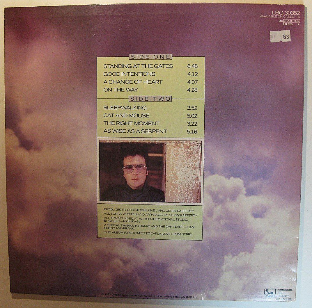 Dischi in vinile: GERRY RAFFERTY "Sleepwalking" U.K. First Press     LP IN VG+ – Usato da Monthey venduto da Pingmub 2