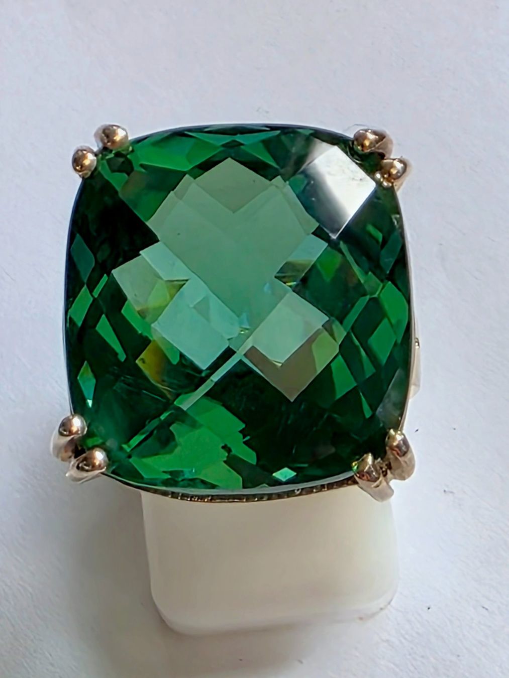 Anelli: Ring grosser gruener Topas Edelstein Gr 55 – Nuovo (secondo la descrizione) da Zürich venduto da benedikt12 4