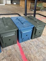 5 Militärkisten Munitionskisten Stahl Armee Schweiz