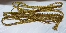 Zierband goldfarben Zackenlitze