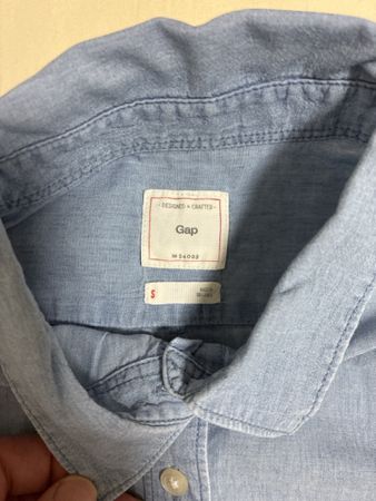 Gap ärmellose Jeansbluse blau Grösse S guter Zustand