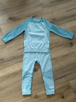 Kinder Sportset Grösse 12-24 Monate hellblau Thermounterwäsc