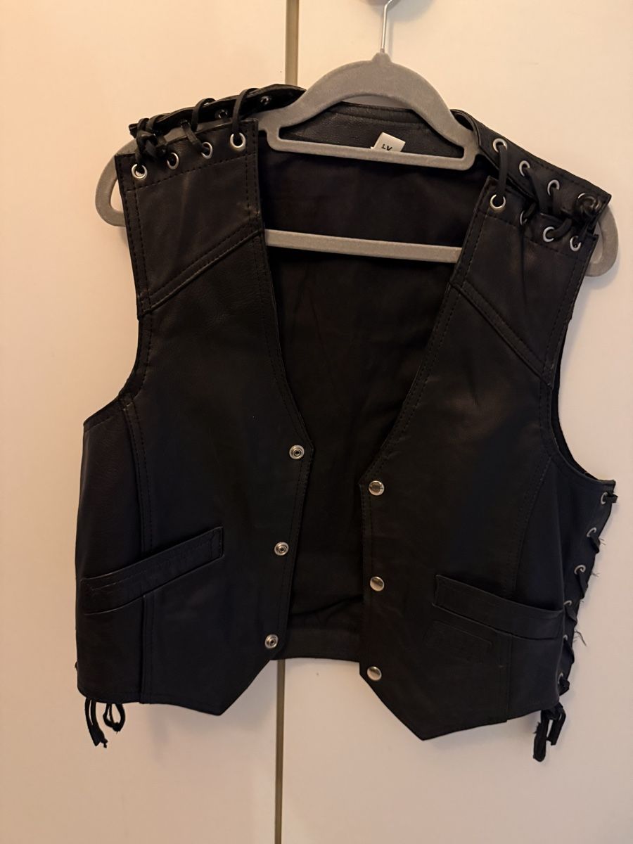 IXS Gilet & Giacche: Leder Weste schwarz Grösse S gebraucht – Usato da volketswil venduto da visitor01