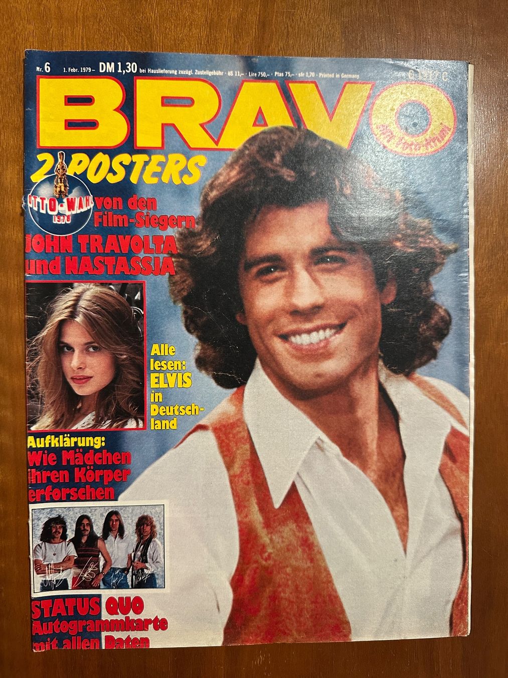 Riviste & Magazine: BRAVO 1979 Nr. 6 // John Travolta – Usato da Zürich venduto da die_5djt