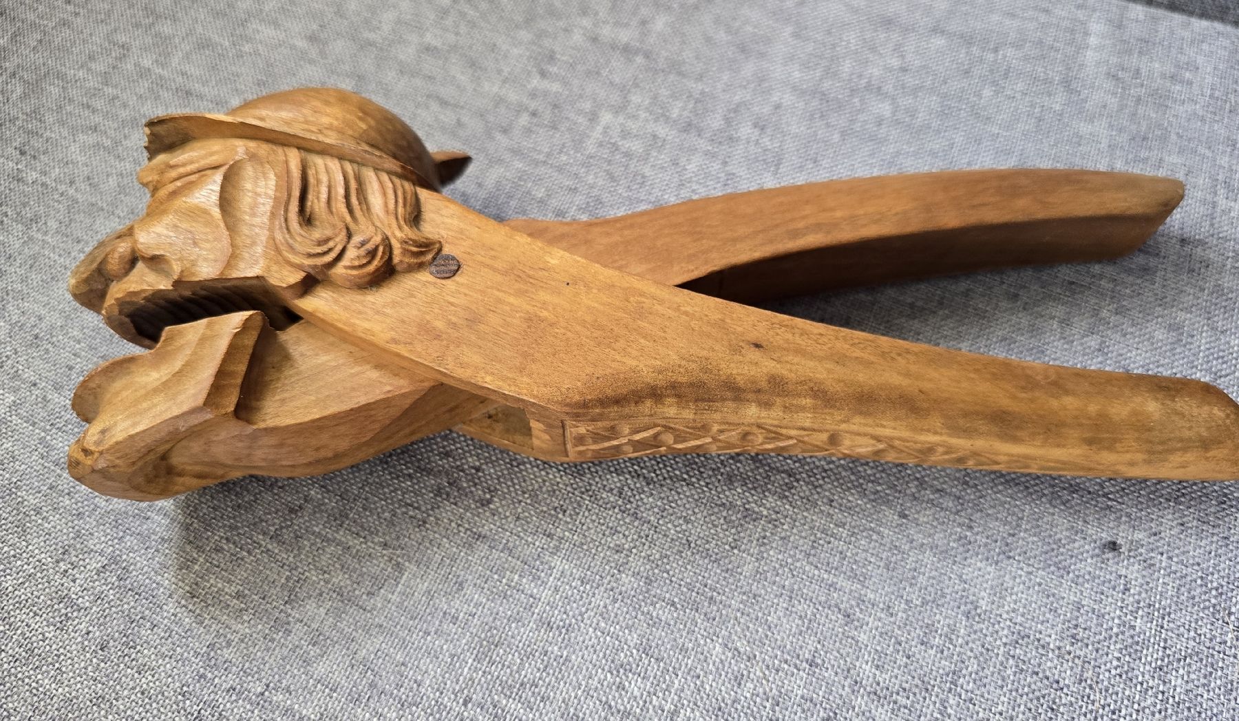 Statuette: Nussknacker Antik Holz handgeschnitzt , Brienzer? – Usato da Basel venduto da ChliiAberOho 4