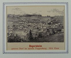 DEGERSHEIM, ZINKÄTZUNG 1896