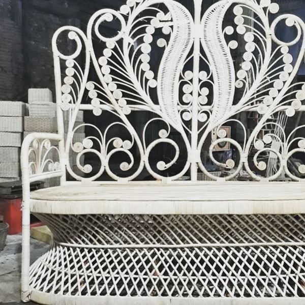 Divani: Sofa Rattan Outdoor Couch Gartensofa Sitzmöbel Loungemöbel – Nuovo e nell'imballaggio originale da Daisendorf venduto da Wohn-Kult 2