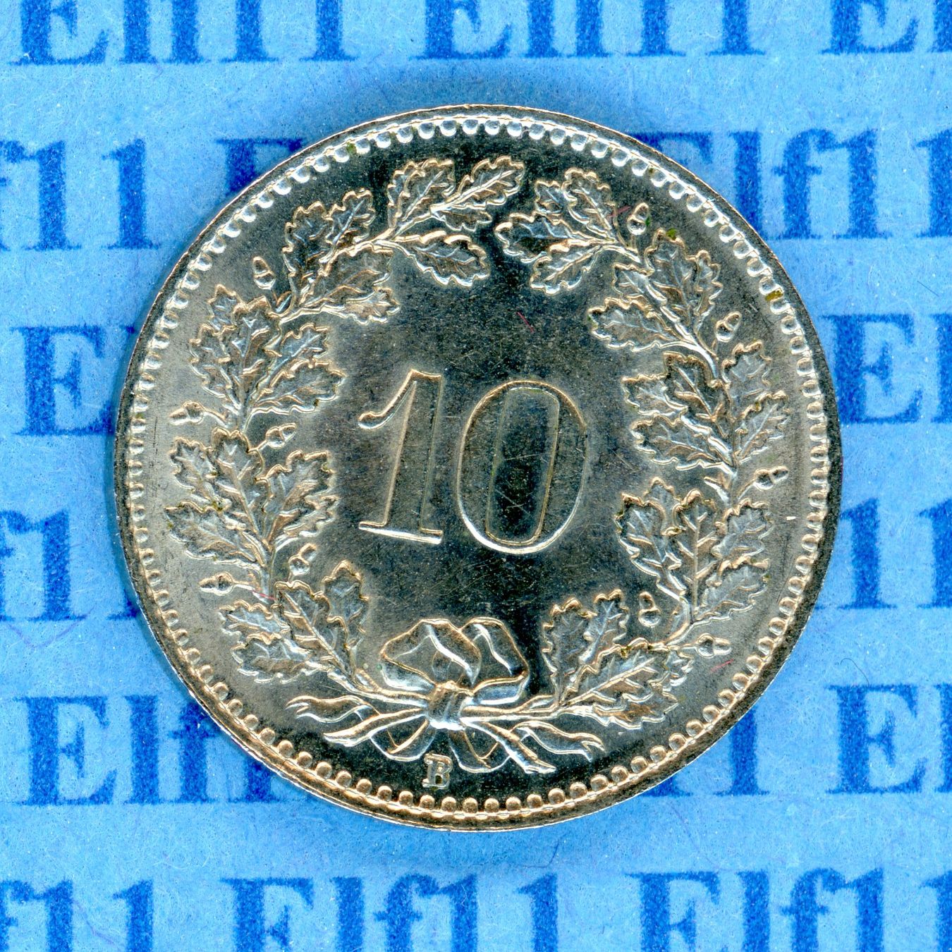 Tutti le monete: CHF___0.10 1957 unz-stgl 10 Rappen – Nuovo (secondo la descrizione) da Widnau venduto da Elf11 1