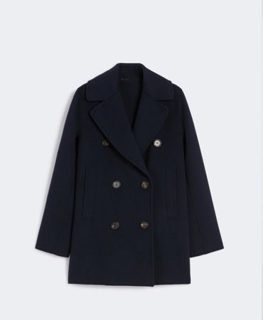 Stylish Double-breasted Pea Coat  | Chic Smart