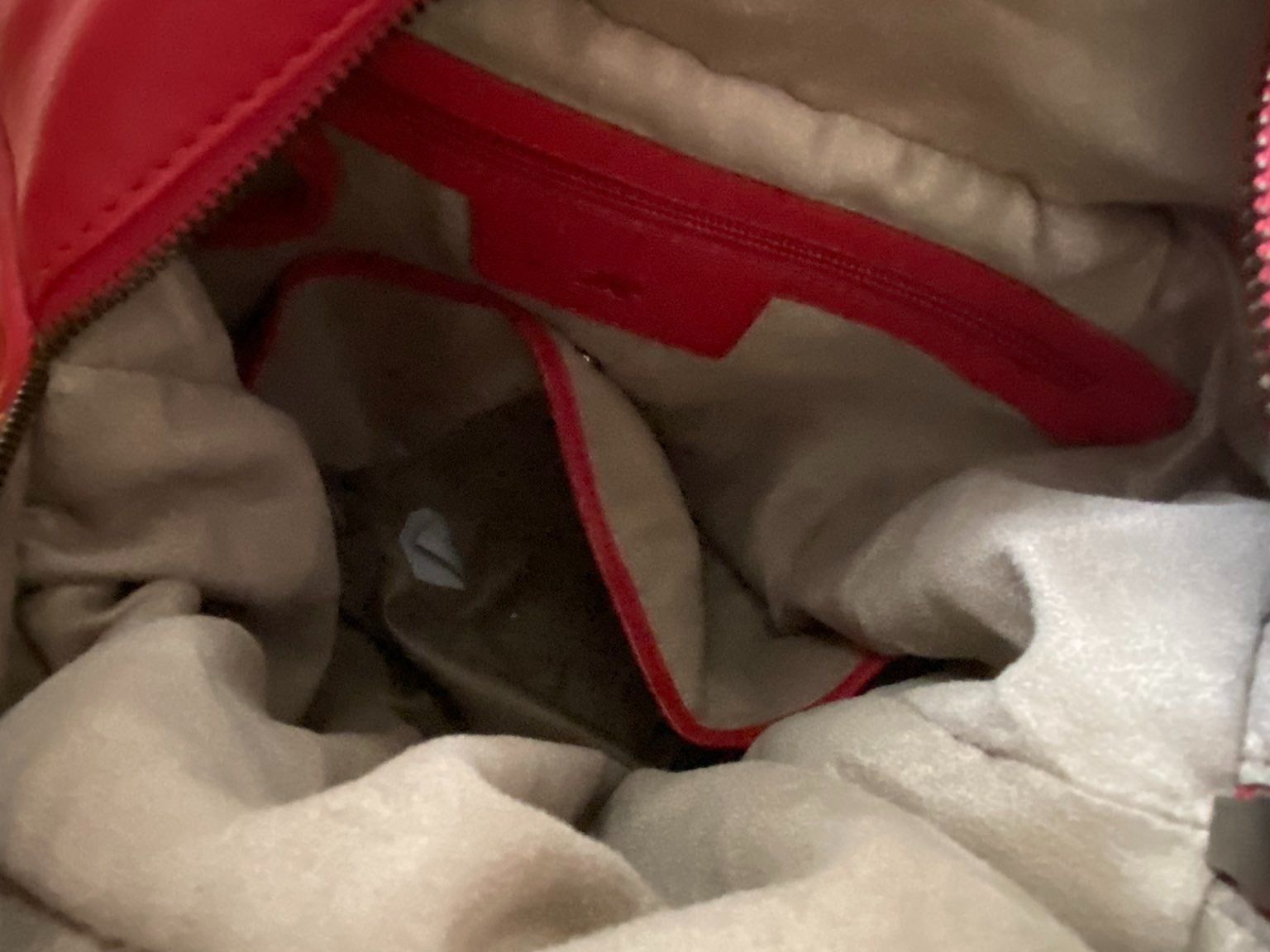 Borse da donna: Rote Braun Büffel Leder Handtasche – Usato da Hünenberg venduto da a.u.849 6