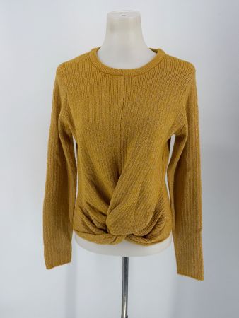 Senfgelber Pullover mit glitzer Gr. 158/164 von name it