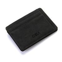 NEU ✅ Mini Brieftasche PU Leder Schlank Münzfach Kartenhalte