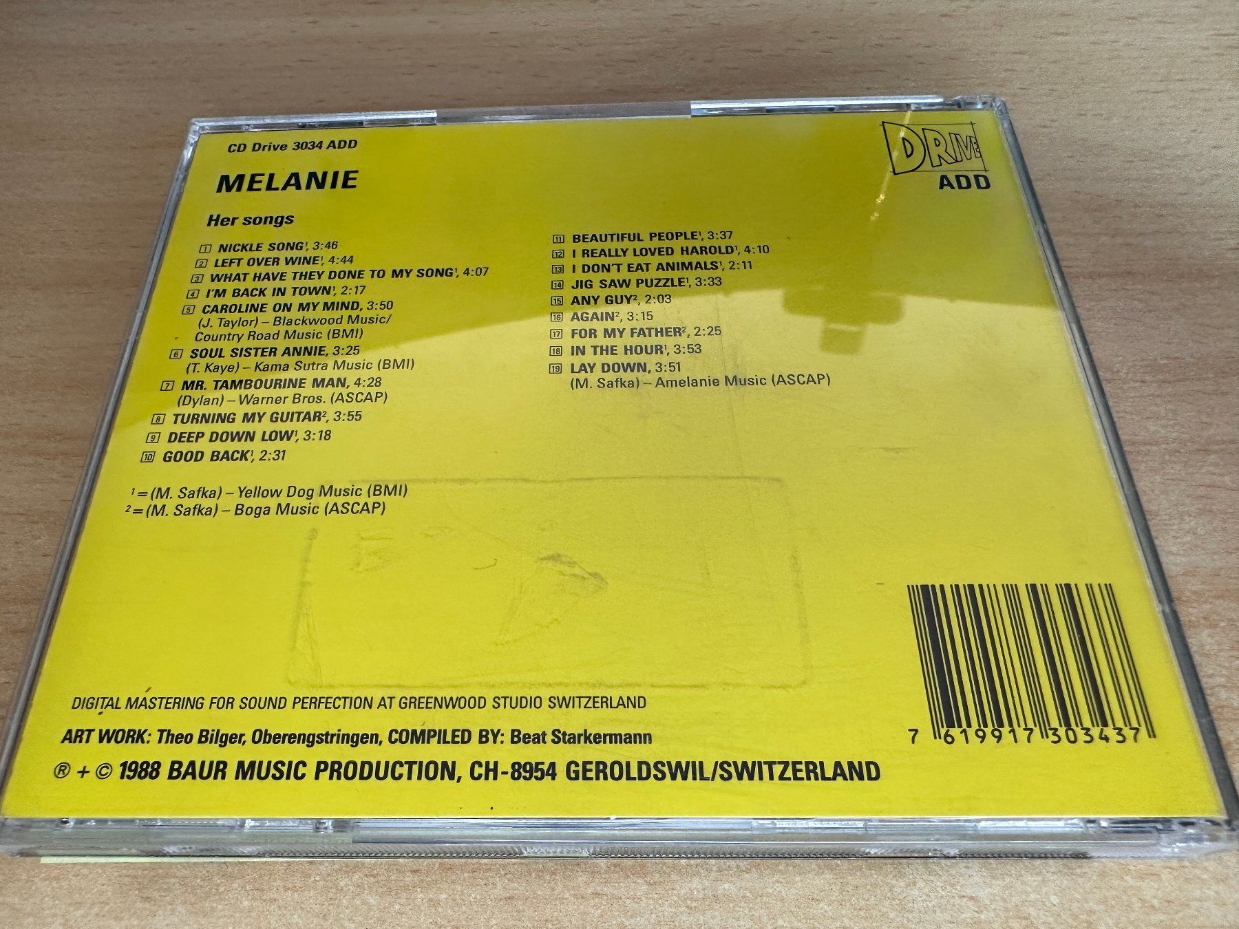CD: A2 Melanie – Her Songs – Usato da Rikon im Tösstal venduto da Alpenmutz 1
