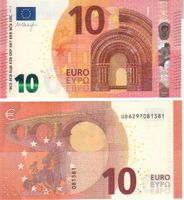 10 Euro UD Frankreich  U011 signatur drache unc