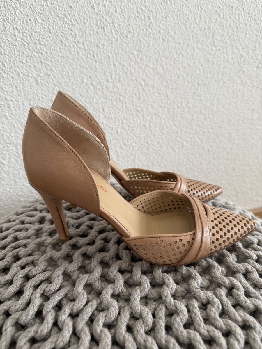 Scarpe da donna: Geflochtene Lederpumps von kaviar gauche – Usato da Hedingen venduto da julesli