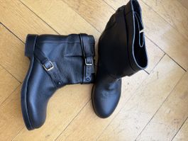 Bottines Chloé en cuir noir, 39
