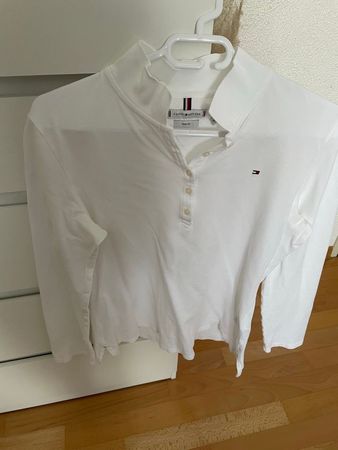 Tommy Hilfiger Damen HERITAGE LONG SLEEVE SLIM - Poloshirt