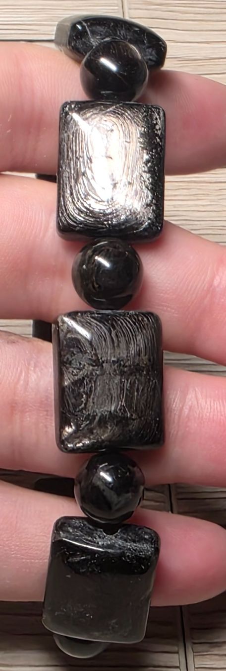Mineralien & Heilsteine: Hochwertiges Hypersthen Armband – Square Design – Neu und originalverpackt aus Matzingen von Shay_Crystalz 3
