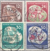 DDR 289-292 Weltfestspiele der Jugend ganze Serie gestempelt