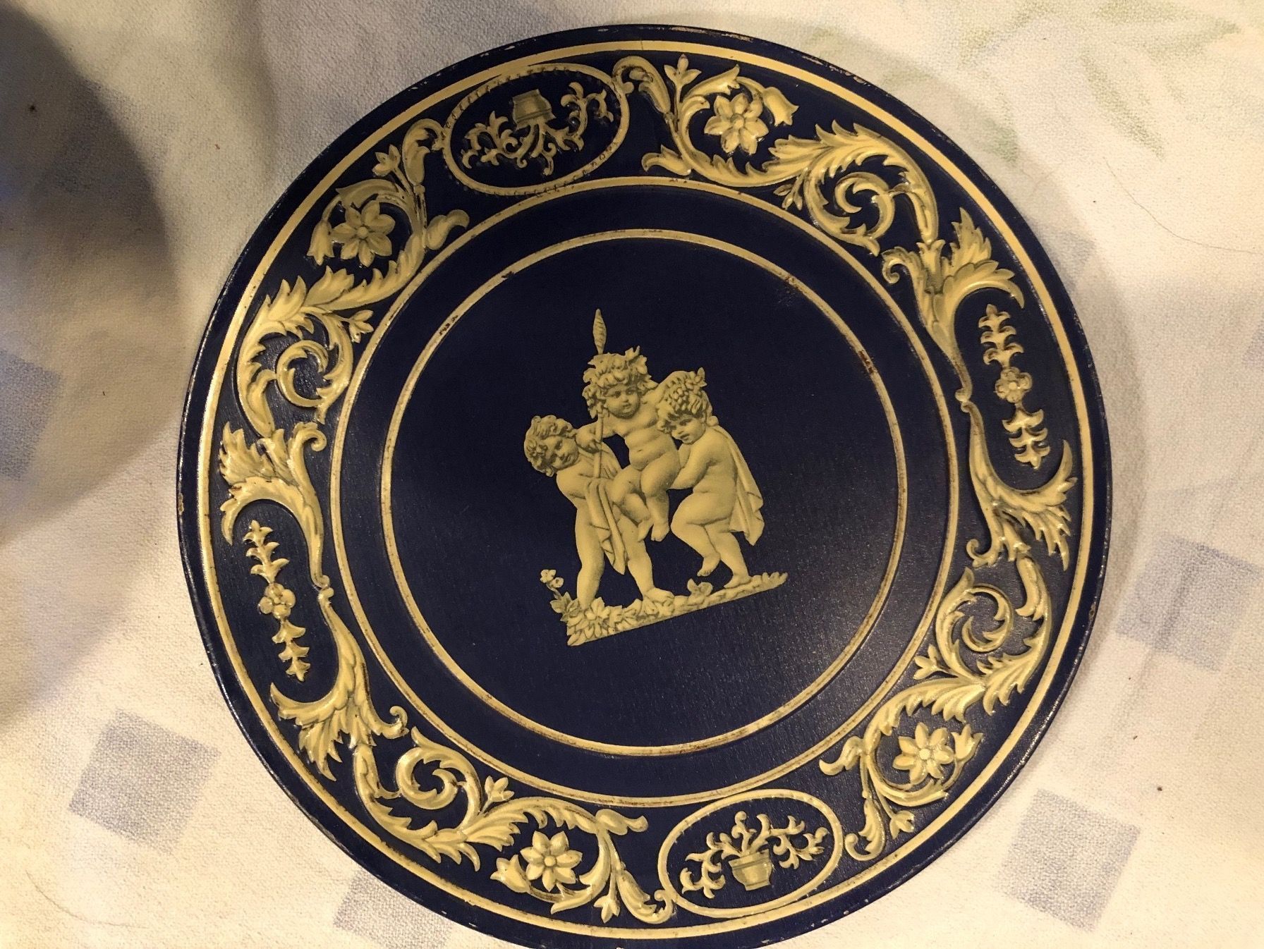 Barattoli: Blechdose aus England mit griechischen Motiven – Usato da Winterthur venduto da mailer57 6