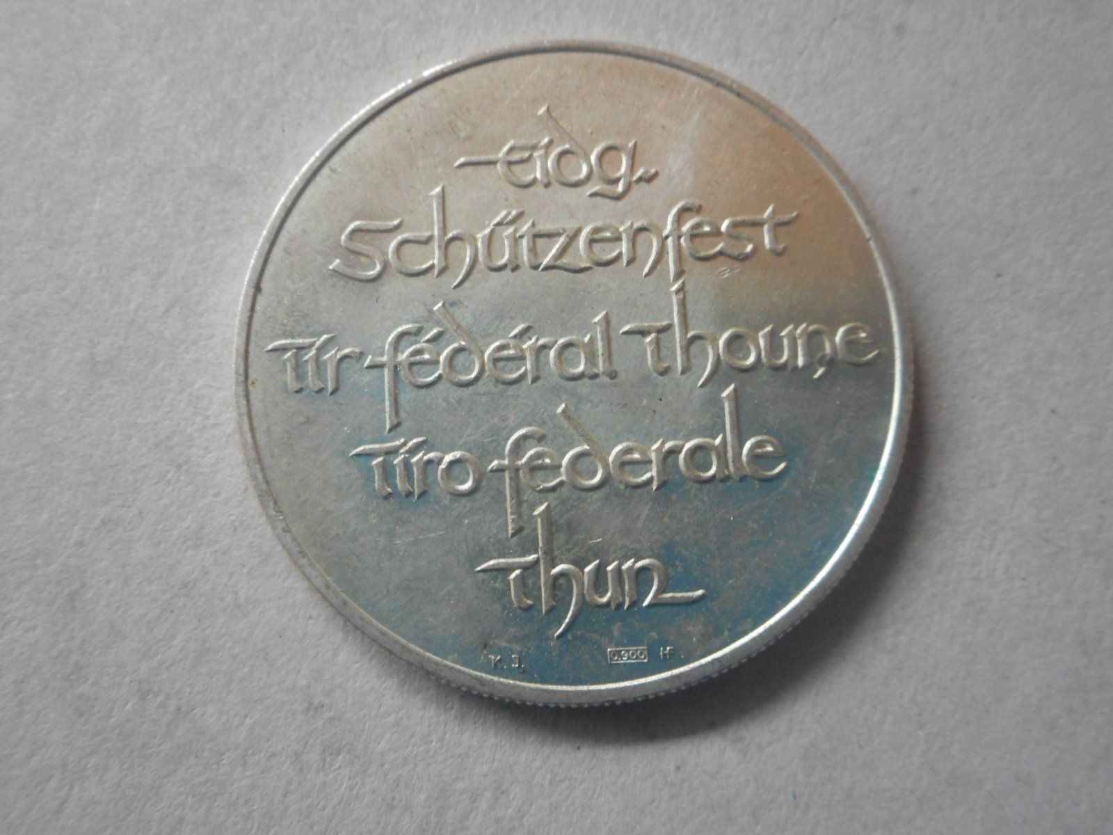 Medaillen: 1969  silber Medaille Thun Schützenfest – Neu (gemäss Beschreibung) aus Kriegstetten von pizlad2010