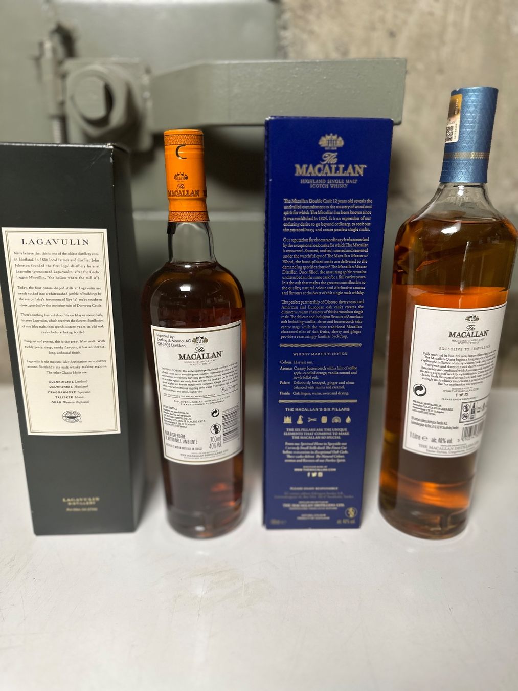 Macallan Bevande alcoliche: Whisky: Lagavulin & Macallan – Nuovo (secondo la descrizione) da Rorbas venduto da m.m.imp 1