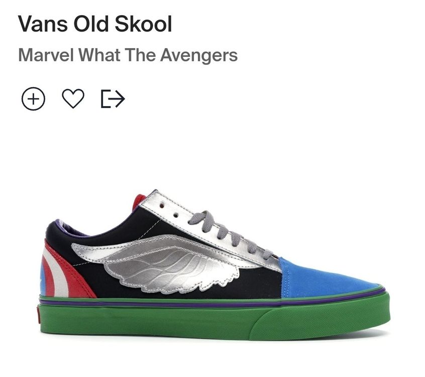 Schuh hot sale marvel vans