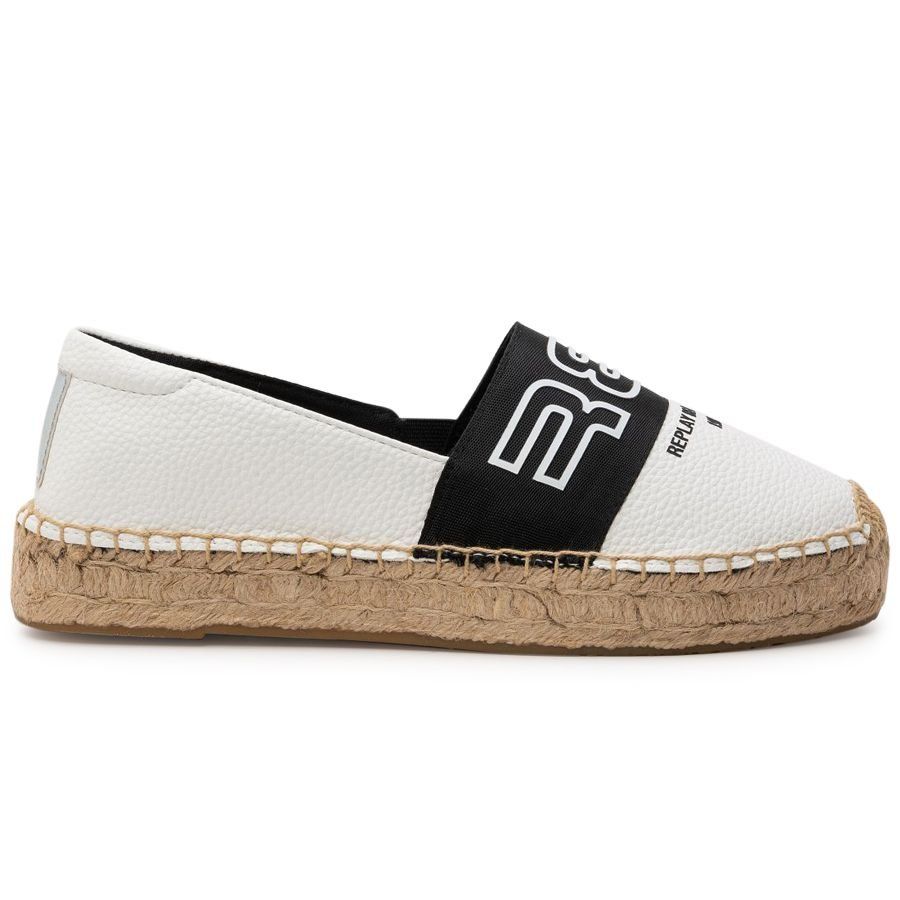 Replay Scarpe da donna: Replay Nash Rep 2 Espadrilles White Femmes Taille 36 – Nuovo e nell'imballaggio originale da Orbe venduto da D-stockFactory-Orbe 2