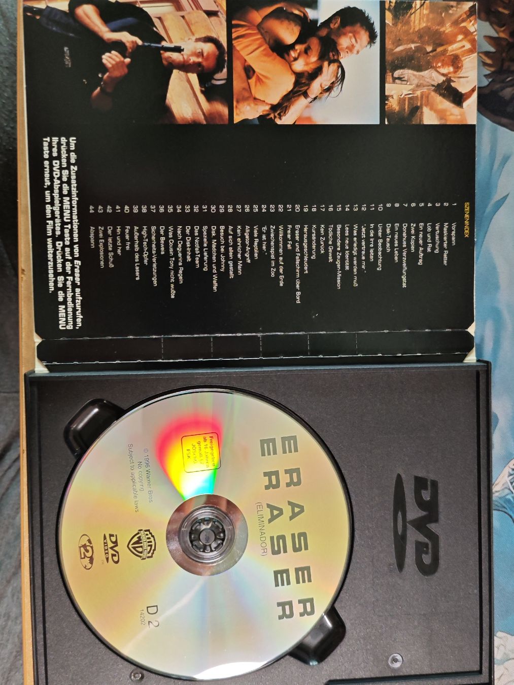 Tous les DVDs: Eraser  – D'occasion à Laufenburg par Toni5010 2