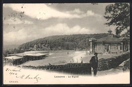 AK Lausanne, Le Signal, 1904